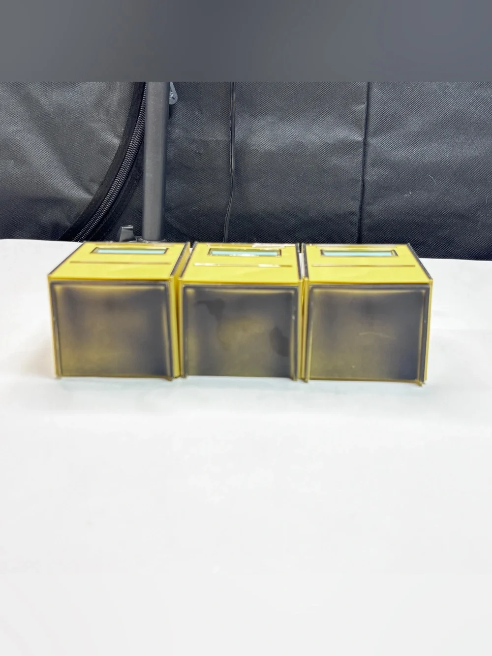 Tappan Yellow Stove Range Plastic 2 Salt & Pepper Shakers 1 Salesman Sample Vtg